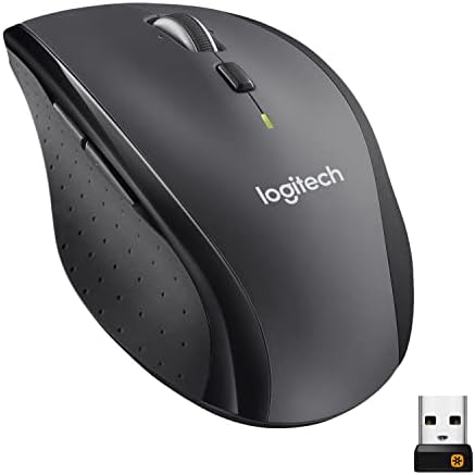 Logitech M705 Marathon Sans Fil Souris, Récepteur USB Unifying 2,4 GHz, 1000 PPP, 5 Boutons Programmables, Pile Durée 3 ans, Compatible PC, Mac, Ordinateur Portable, Chromebook - GrisAvis,  Fiche Technique et Prix au Maroc