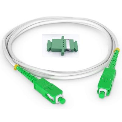 Générique Câble/Rallonge Fibre Optique Orange SFR Bouygues Free -Jarretière Monomode SC-APC à SC-APC- 1 Connecteur Offert(2m) Fiche Technique et Prix au Maroc