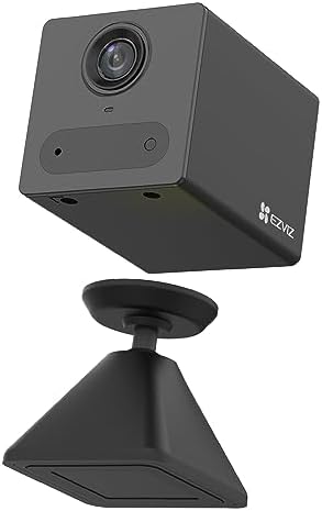 EZVIZ CB2 1080P Camera de Surveillance sans Fil Intérieure sur Batterie 2000mAh, Caméra Bébé WiFi 2.4Ghz, Détection de Personne, 5m Vision Nocturne, Audio Bidirectionnel, Type C, Magnetic Mount Noir Fiche Technique et Prix au Maroc