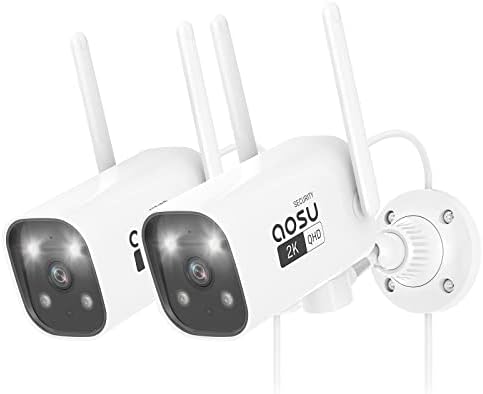 AOSU caméra de Surveillance extérieur, 2K 3MP QHD, détection Humaine, Vision Nocturne Couleur, Audio Bidirectionnel, 2,4GHz/5GHz Camera Surveillance WiFi exterieure, Filaire Camera Surveillance Fiche Technique et Prix au Maroc
