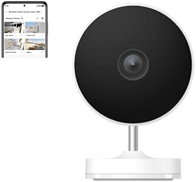 Xiaomi Outdoor Camera AW200 Blanc, Vision nocturne en couleur, Résistance à l'eau et à la poussière, Détection de mouvements, haute parleur jusqu’à 5 mètres Fiche Technique et Prix au Maroc