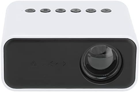 Mini Projecteur 1080P FHD Movies Projector Projecteur Vidéo LED Projecteur Extérieur Portable Compatible avec TV Stick, HDMI, VGA, TF, AV, USB, iOS et Android(Blanc)Avis, Fiche Technique et Prix au Maroc