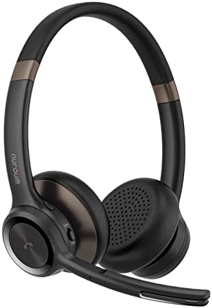 Nuroum HP30 Casque Bluetooth sans Fil avec Microphone, Mains Libres ou Filaire pour PC/Mobile, portée de 30 m, Casque PC Connexion Dongle pour Zoom/Skype, conférence/Bureau/Voyage/entraînement Avis, Fiche Technique et Prix au Maroc