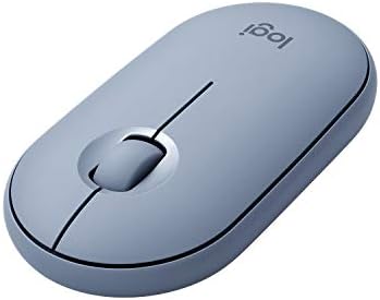 Logitech Pebble M350 Souris sans fil Bluetooth USB silencieuse et minimaliste avec clic silencieux pour iPad, ordinateur portable, PC et Mac Gris bleuAvis,  Fiche Technique et Prix au Maroc