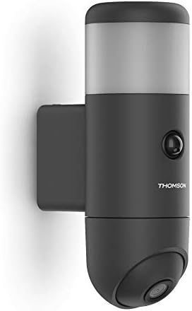THOMSON Caméra extérieure Lampe Rheita 100 Full HD sans Fil WiFi Vision Infra Rouge 25 m motorisée avec Enregistrement et Haut Parleur connectée Alexa et Google- éclairage et sécurité 512511 Avis, Fiche Technique et Prix au Maroc