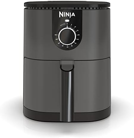 Ninja AF080 Mini Air Fryer, 2 Quarts Capacity, Compact, Nonstick, with Quick Set Timer, Grey Avis, Fiche Technique et Prix au Maroc