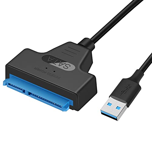 Unnderwiss Cable sata to usb Adaptateur usb sata Compatible avec les disques durs externes et internes Adaptateur SSD/HDD 2,5 pouces Compatible avec les systèmes d'exploitation Windows, Mac et Linux Fiche Technique et Prix au Maroc