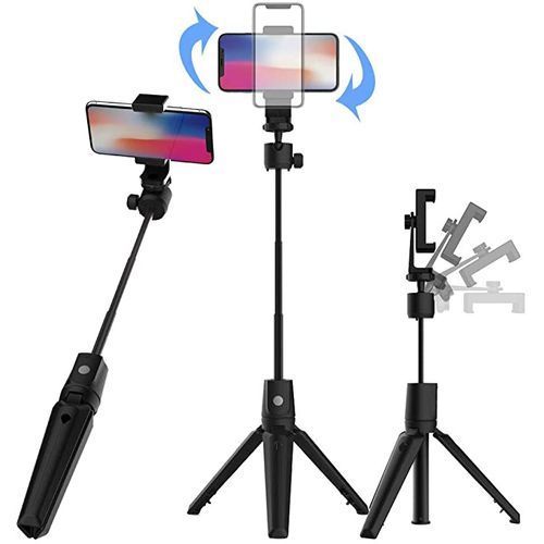360 Degree Rotation Folding Aluminum Alloy Selfie Stick Tripod
 Fiche Technique et Prix au Maroc
