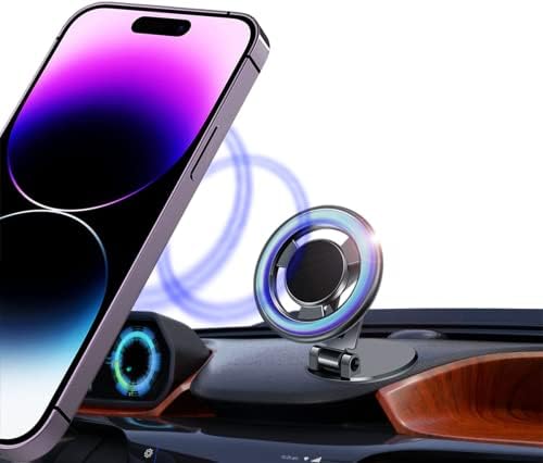 DMJWAN Support de téléphone magnétique pour Voiture [aimants puissants] Support de téléphone magnétique 360°MagSafe pour Voiture adapté à l'iPhone 14 13 12 Pro Max Plus Mini Tous Les téléphones Fiche Technique et Prix au Maroc