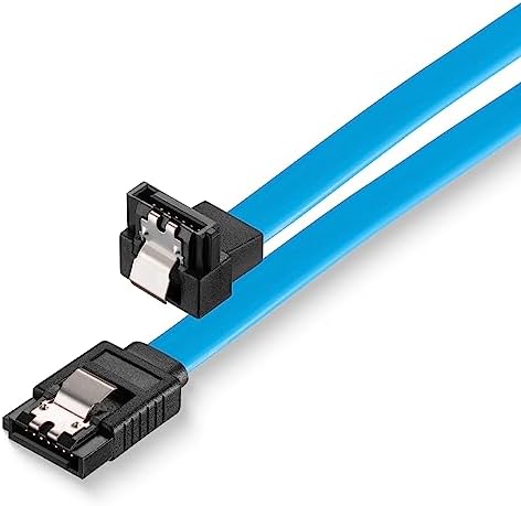 sonero® câble de données SATA III 6Gb/s, 0,50m, coudé, bleu Fiche Technique et Prix au Maroc