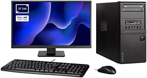 ANKERMANN Ordinateur de Bureau Set Complet | écran 27 Pouces, Clavier, Souris | Intel Core i5-4460S | Intel HD Graphique | 8Go RAM | 480 Go SSD | 500Go HDD | Windows 10 | LibreOffice Fiche Technique et Prix au Maroc