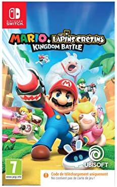 Mario + The Lapins Crétins Kingdom Battle Code In Box (Nintendo Switch) Avis, Fiche Technique et Prix au Maroc