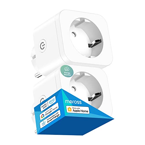 Prise Connectée (Type F), 16A Prise WiFi Compatible avec Apple HomeKit, Alexa et Google Home, Lot de 2 Prise Intelligente avec Mesure de Consommation Électrique, Commande Vocale et Contrôle à Distance Avis, Fiche Technique et Prix au Maroc