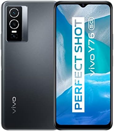VIVO Y76, Smartphone sans contrat, Téléphone Portable avec Double SIM 5G, Batterie de 4 100 mAh, 8 Go + 128 Go， Android 11, Appareil Photo Principal 50 MP, FastCharge de 44 W Fiche Technique et Prix au Maroc