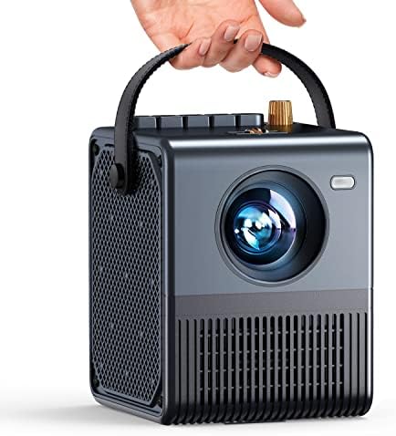 Mini Vidéoprojecteur Portable, Emotn H1 Projecteur 4K Batterie Intégrée, Vidéoprojecteur WiFi Bluetooth Supporte 1080P Full HD, Compatible avec Android iOS Phone/TV Stick Fiche Technique et Prix au Maroc
