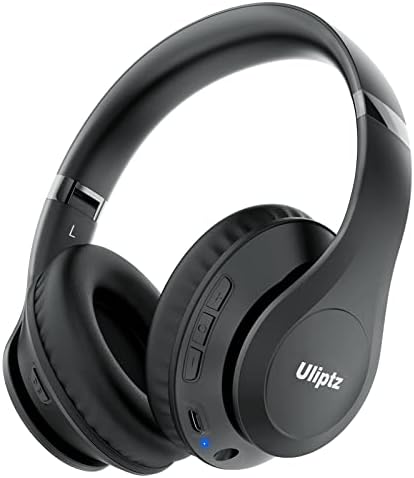 Uliptz Casque Bluetooth sans Fil, 65 Heures de Lecture Casque sans Fil Bluetooth avec Micro 6 Modes EQ, Casque Audio Bluetooth 5.3 Pliable pour Voyage/Bureau/PC (Noir) Avis, Fiche Technique et Prix au Maroc