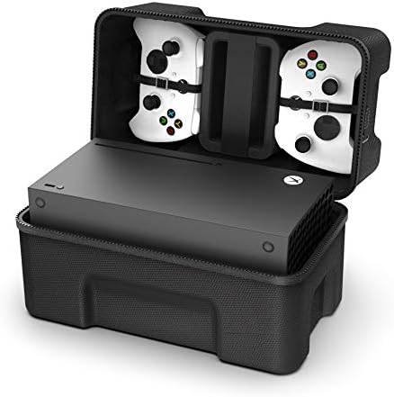 SHBC Étui de Transport Rigide Compatible avec la Console de jeu Xbox Series X Sac de Rangement de Voyage pour Contrôleurs Sans Fil et Câbles Fiche Technique et Prix au Maroc