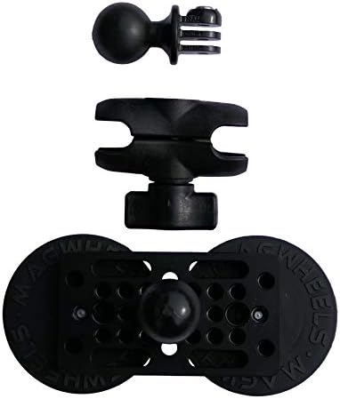MagWheels Heavy Duty double support de caméra magnétique avec revêtement en caoutchouc antidérapant anti-rayures pour toutes les caméras GoPro
Avis, Fiche Technique et Prix au Maroc