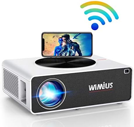 Vidéoprojecteur WiFi Full HD 1080P, 9500 Lumens WiMiUS Vidéoprojecteur WiFi Full HD 1080P Rétroprojecteur Supporte 4K Projecteur WiFi LED Home Cinéma Pour Smartphone,TV Stick,PC,PS4 HDMI USB VGA AV Fiche Technique et Prix au Maroc