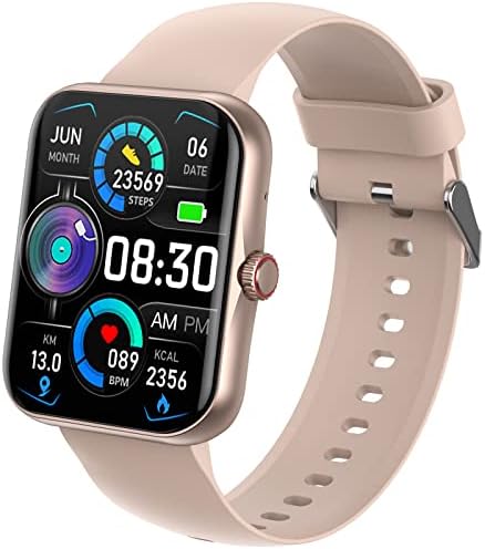 SEVGTAR Montre Connectée Hommes Femmes, Smartwatch 1.83" Montre Sport, Montre Intelligente étanche IP68 avec 37 Modes de Sport, Podomètre, Fréquence Cardiaque, Smart Watch pour Android iOS, Or Fiche Technique et Prix au Maroc