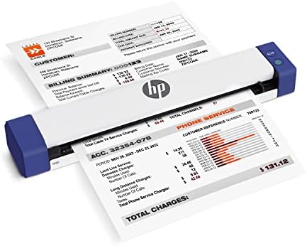 HP Petit Scanner USB de Documents et Photo pour numérisation numérique Portable 1 Face à Feuille, modèle HPPS100, pour la Maison, Le Bureau et l'entreprise Fiche Technique et Prix au Maroc