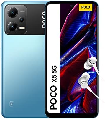 POCO X5 5G, téléphone Mobile 6,67" AMOLED FHD+ 128Go Bleu, Charge Ultra Rapide en Version FR + 2 Ans de Garantie Fiche Technique et Prix au Maroc