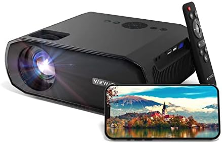 WEWATCH V50 Pro Vidéoprojecteur, Projecteur FHD 1080P Natif avec 5G WiFi et Bluetooth, 350 ANSI Lumens Retroprojecteur de Film, Compatible avec TV Stick, iOS Android Screen Mirroring Fiche Technique et Prix au Maroc