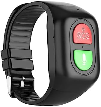 ZYWUOY Montre intelligente, traqueur d'activité pour personnes âgées avec alarme de détection de chute et localisation GPS pour la maison, les personnes âgées, les patients et les personnes âgées Avis, Fiche Technique et Prix au Maroc