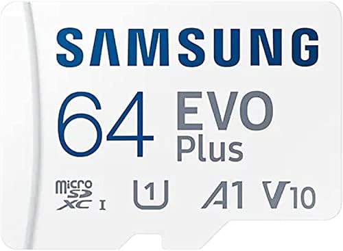 64 GO Carte mémoire Micro-SD Evo Plus 64GB pour téléphones Mobiles Samsung Galaxy A10, A20, A30, A40, A50, A60, A70, A90, A10s, A20s, A30s, A50s, A70s, M10s, M30s Fiche Technique et Prix au Maroc