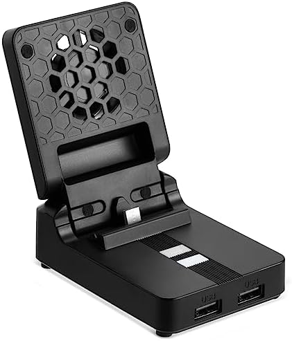 Station d'accueil TV avec ventilateur de refroidissement, compatible avec Nintendo Switch et Switch OLED, avec sorties HDMI et USB (noir)
Avis, Fiche Technique et Prix au Maroc