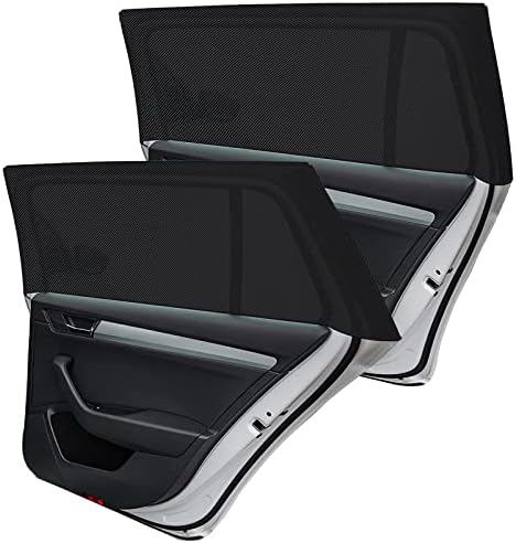 SUPERWALK Pare-Soleil Voiture Bébé,2 Pièces Chaussette Voiture Soleil par,Bloquer Les Rayons UV,Compatible avec la Plupart des Auto (Noir) (Noir, XL) Fiche Technique et Prix au Maroc