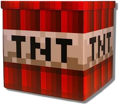 Grande Boîte Pixélisée 14 x 14 - TNT |  Fournitures de fête d'anniversaire |  Décoration et accessoire de rangement, grande boîte d'anniversaire |  Coffre de rangement avec couvercle accessoire cadeau (bloc TnT)
Avis, Fiche Technique et Prix au Maroc