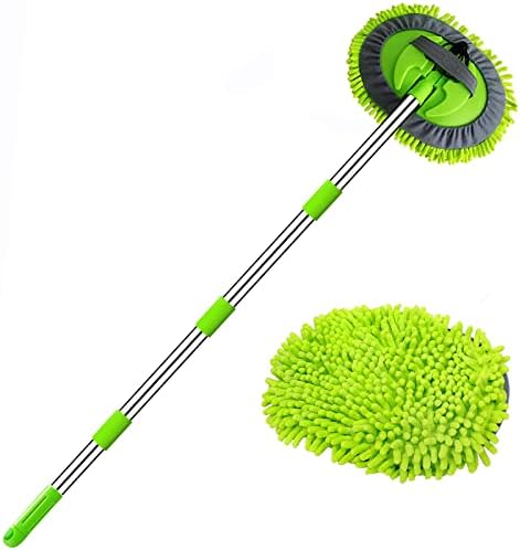 WillingHeart Brosse Lavage Voiture Balai Telescopique Nettoyage 160cm Éponge Microfibre Pinceau Camping Car Kit Vadrouille Nettoyeur pour Camion Véhicule Caravane Auto Accessoire Interieur Extérieur Fiche Technique et Prix au Maroc