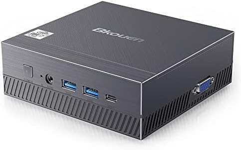 Mini PC Intel i7-10810U(jusqu'à 4,9 GHz), Bkouen Mini Computers Windows 11 Pro pour Gaming, 6 Cœurs 12 Thread, 16GB DDR4 512GB M.2 SSD, 2.5" SATA, WiFi 6, BT5.2 Para Oficina/Estudio/Película Fiche Technique et Prix au Maroc