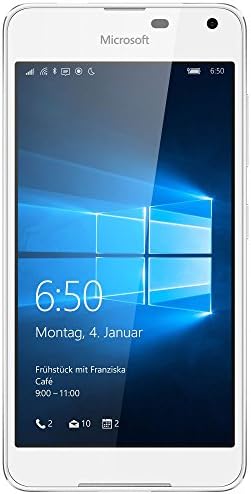 Microsoft Lumia 650 Smartphone débloqué (Ecran : 5 pouces - 16 Go - Windows 10) Blanc (import Allemagne) Fiche Technique et Prix au Maroc