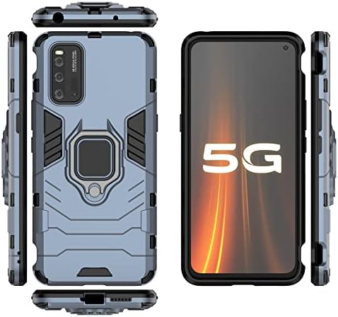 Case Tablet PC Compatible avec la Coque de téléphone Vivo IQOO 3, étui Fin avec béquille PC et Coque en TPU avec Support. Tablet Couverture arrière (Color : Blu) Fiche Technique et Prix au Maroc