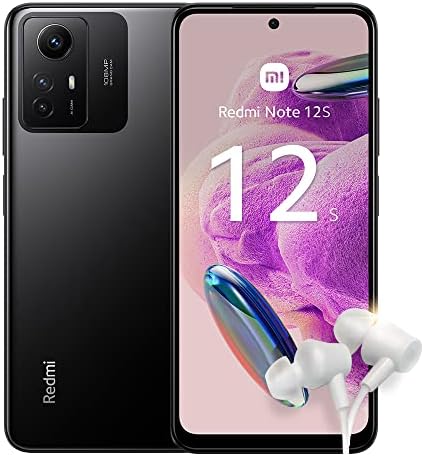 Xiaomi Redmi Note 12S+Écouteurs [6+128GB/8+256GB] 4G Android,NFC,écran FHD+AMOLED de 6,43 Pouces,caméra Triple de 108 MP,MediaTek Helio G96,5000mAh Batterie+Charge Rapide 33W (Onyx Black (8+256GB)) Fiche Technique et Prix au Maroc