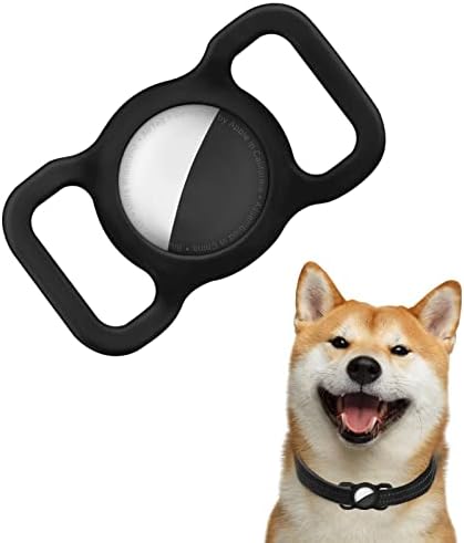 Ainiv Étui de Protection en Silicone pour Airtag, Housse de Protection pour AirTags, Étui de Protection Étanche Anti-Perte, Porte-clés AirTag pour Collier de Chien et Chat de Compagnie (Noir)
 Avis, Fiche Technique et Prix au Maroc