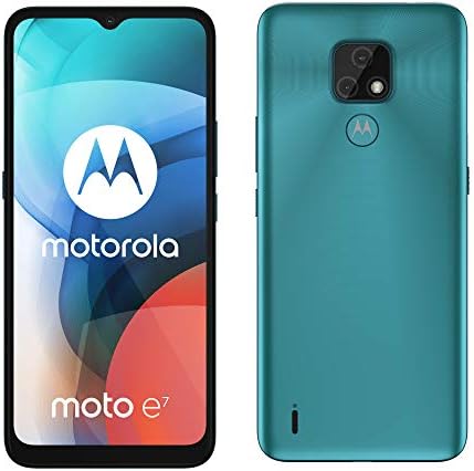 Motorola Moto E7 - Smartphone débloqué 4G (32 Go/2 Go RAM - Double Sim - Android 10.0) Aqua Blue Fiche Technique et Prix au Maroc
