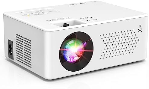 PURSHE Mini projecteur Bluetooth 9500 lumens, Full HD 1080P, projecteur de film extérieur portable pour iOS, Android, Windows, compatible avec clé TV/HDMI/smartphone/PS4/USB [Remote Included]
Avis, Fiche Technique et Prix au Maroc