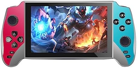 Console de jeux rétro, jeux portatifs intégrés, 10 000 jeux rétro, grand écran HD de 14 cm, double joystick, 8 émulateurs, console de jeux portable à main, cadeau pour enfants et adultes Fiche Technique et Prix au Maroc