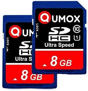 QUMOX 8Go Carte memoire SDHC Class 10 UHS-I (U1) 2pcs Pack Fiche Technique et Prix au Maroc