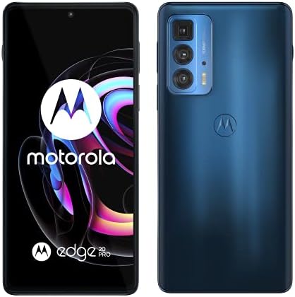 Motorola Téléphone Portable Edge 20 Pro 6,7" 144Hz HDR10+ OLED, Qualcomm Snapdragon 870, TurboPower, caméra 108 Mpx, Super Zoom 50x, Batterie 4 500 mAh, Dual SIM, 256 Go, Android 11, Bleu Nuit Fiche Technique et Prix au Maroc