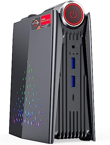 ACEMAGICIAN RGB Mini PC Windows 11 Pro,AMD Ryzen 7 5800U (jusqu'à 4,4 GHz),Radeon RX Vega 8 Graphics,32 Go DDR4 512 Go SSD Micro Ordinateur Bureau 【Mode Réglable Auto/Silencieux Eco/Performance】 Fiche Technique et Prix au Maroc