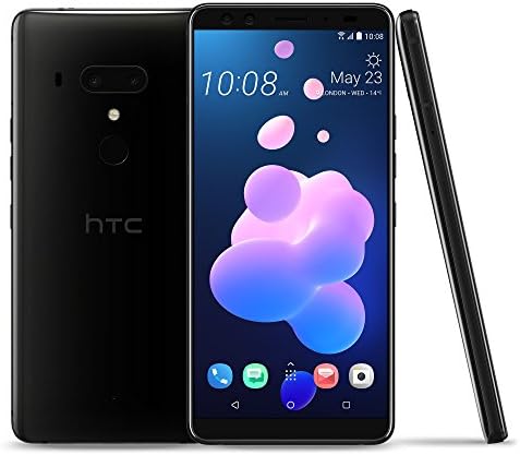 HTC U12+ Factory Unlocked Phone - 6" Screen - 64GB - Ceramic Black (GSM) Fiche Technique et Prix au Maroc