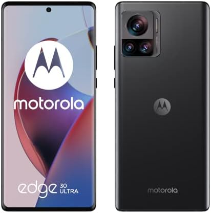 Motorola Moto Edge 30 Ultra avec écran OLED 144 Hz 6,6 pouces, appareil photo 200 Mpx, Dolby Atmos, chargeur TurboPower 125 W, chargement sans fil, processeur Snapdragon 8+, 12/256 Go et double SIM Fiche Technique et Prix au Maroc