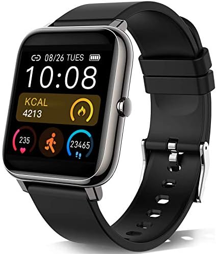 Narcid Montre Connectée, 1.4 Pouces HD Smartwatch Femmes Homme, Sport Podometre Moniteur de Sommeil/Fréquence Cardiaque Tension artérielle SpO2,7 Modes de Mouvement Compatible avec iOS et Android Fiche Technique et Prix au Maroc