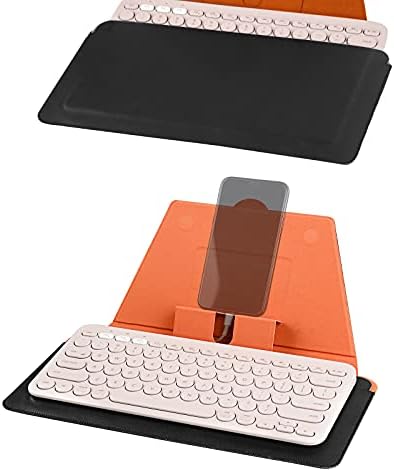 Geekria Housse de Clavier compacte avec Support pour Smartphone et Tablette, Housse de Clavier Compatible avec Logitech K380 sans Fil, Clavier Magique, OMOTON Ultra-Mince Bluetooth (Noir) Fiche Technique et Prix au Maroc