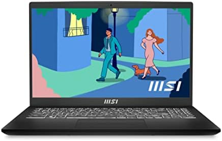 MSI Modern 15 B7M-207FR : AMD Ryzen5 7530U- 16GB LPDDR4 - SSD 512GB - AMD Radeon Graphics - 15,6' Full HD - Windows 11 Famille - Clavier Azerty retroeclairé - Noir Fiche Technique et Prix au Maroc