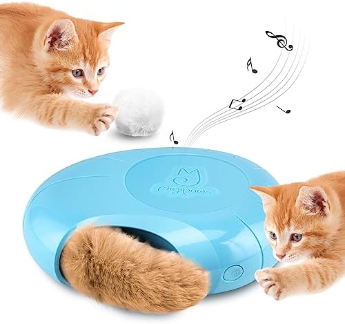 Jouets pour chat Migipaws Boule moelleuse interactive Squeak Cache-cache dans un trou de souris Smart Kitten Teaser Minuterie automatique On Off Recharge de queue de fourrure en peluche
Avis, Fiche Technique et Prix au Maroc